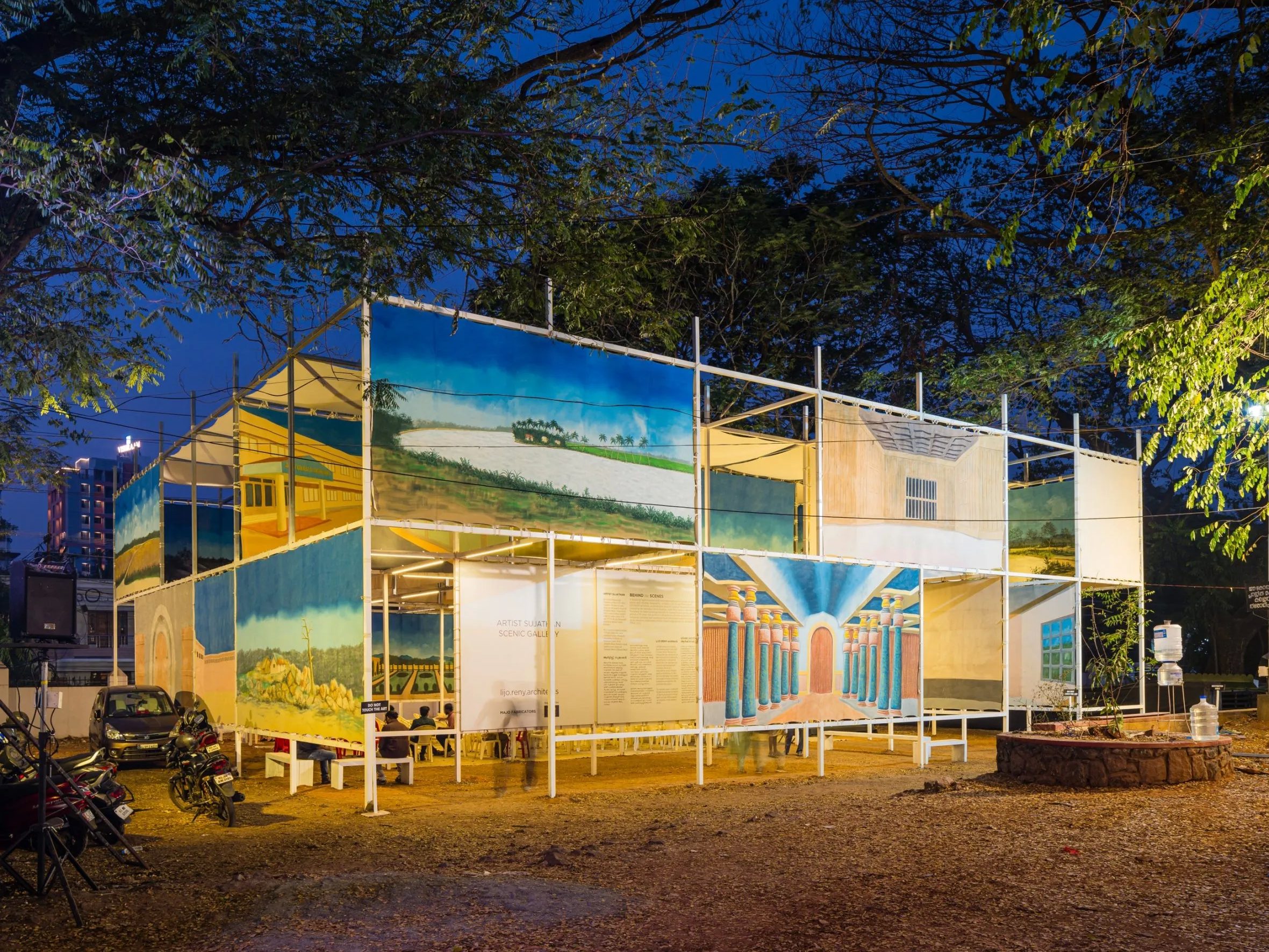 幕后 · 2023 ITFOK 临时展馆丨印度丨LIJO.RENY.architects-12