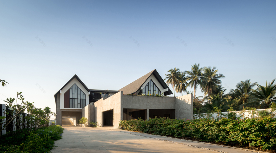 泰国乡村绿色隐居—— Baan Klang Suan ForX Design Studio-47