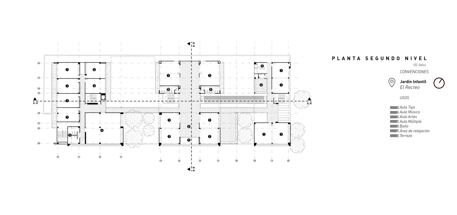 灵活空间与户外融合的哥伦比亚幼儿园设计-58