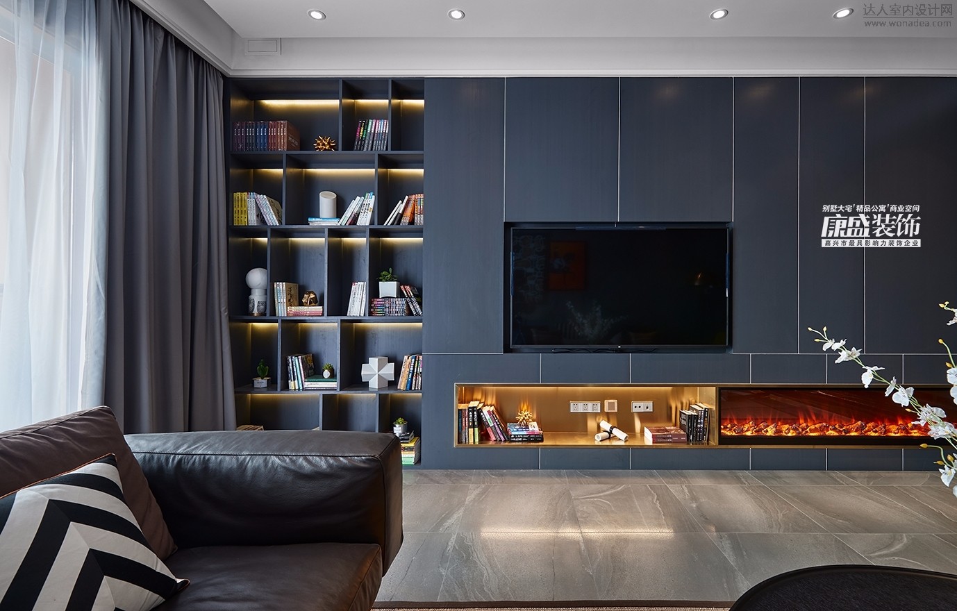 浙江嘉兴240㎡宝石公馆大平层  嘉兴康盛装饰-1