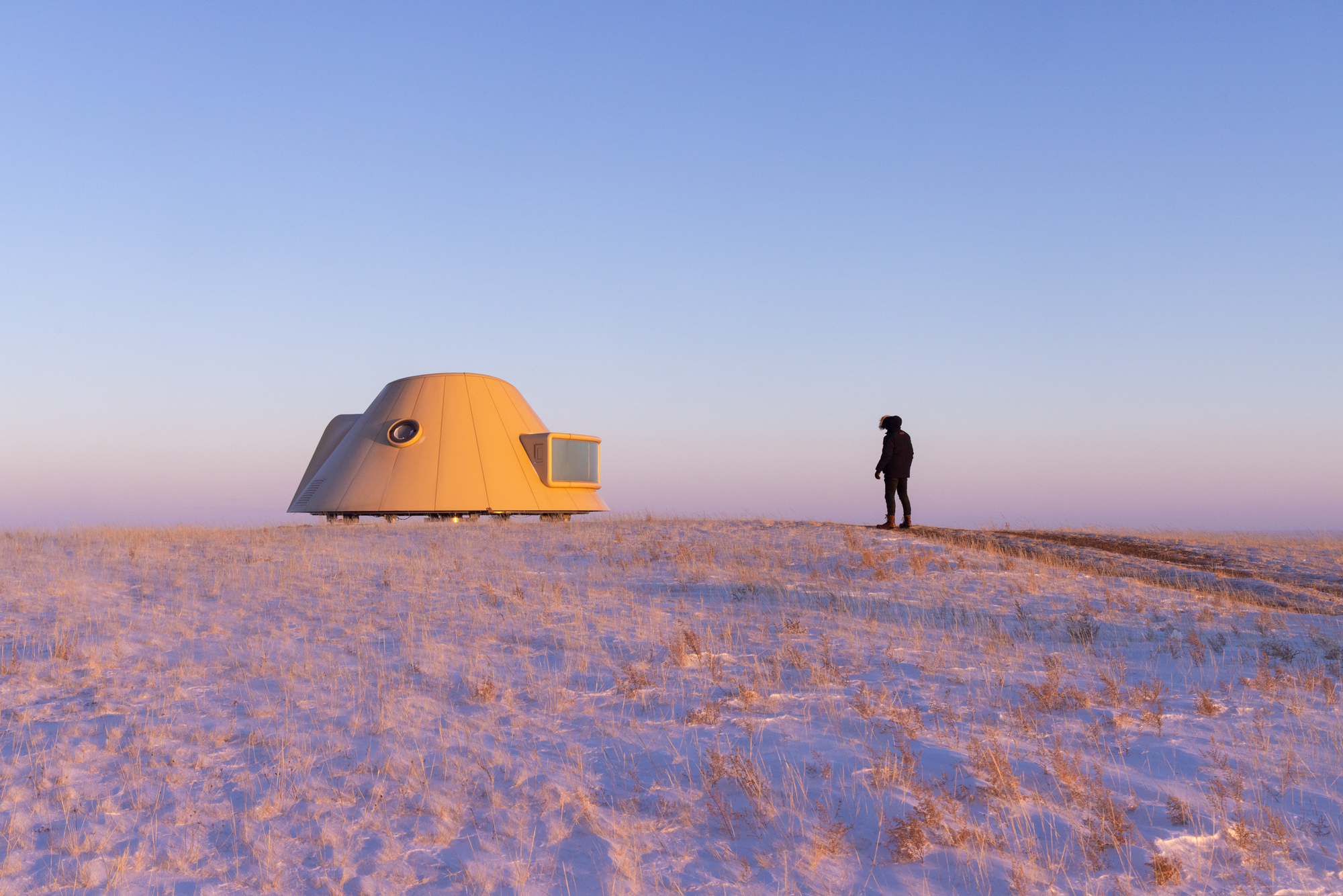 抵达大厅酒店内的火山丨中国锡林郭勒丨PLAT ASIA-24