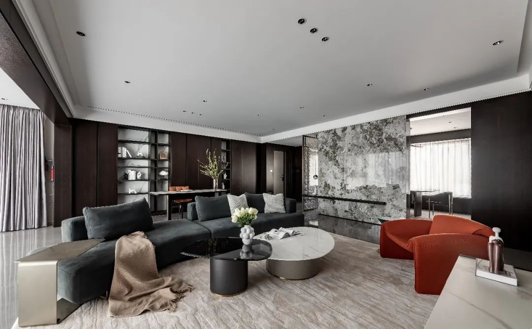 向阳苑 350㎡混搭美式风家居丨紫苹果装饰集团-102