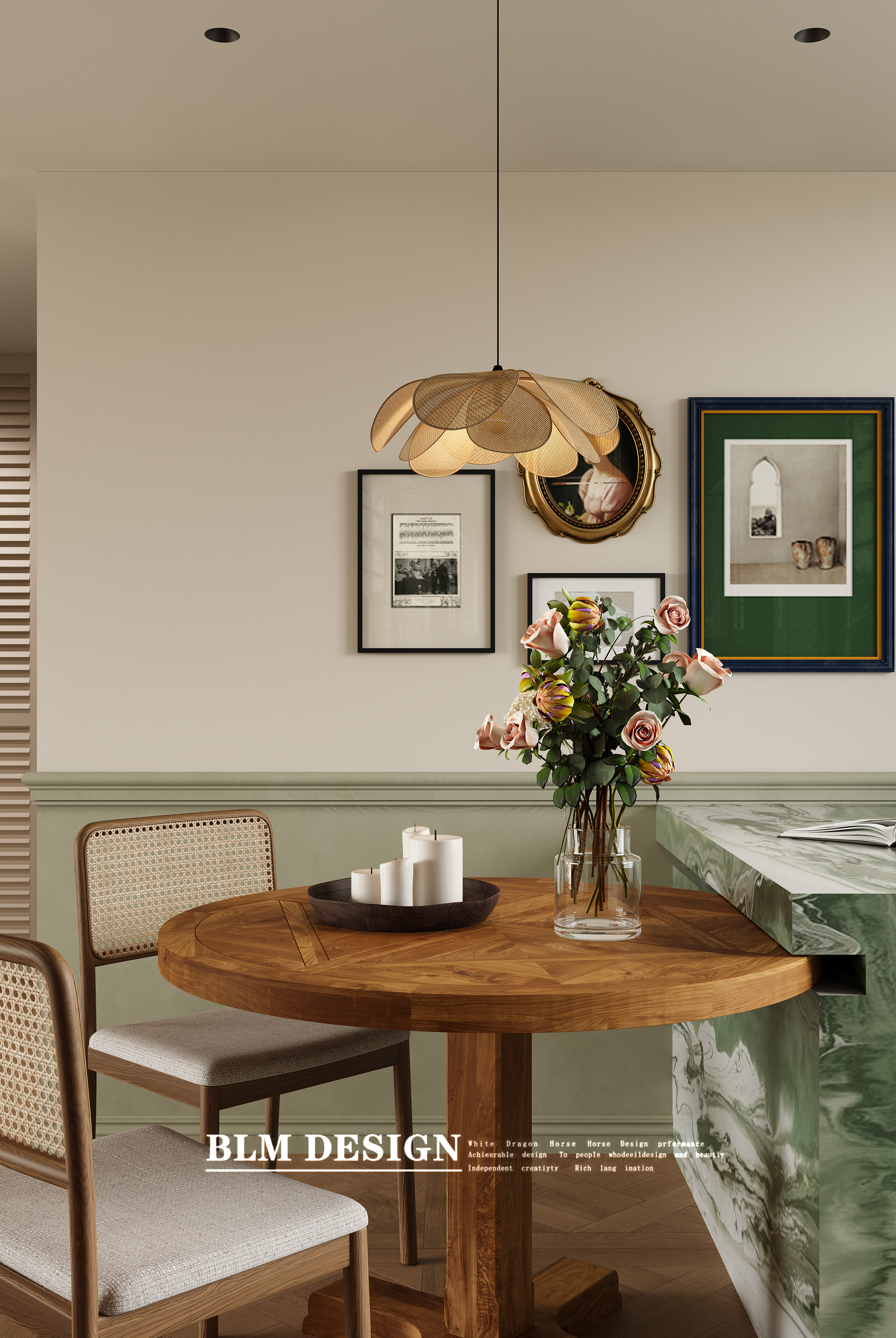 法式复古装修效果图案例-1