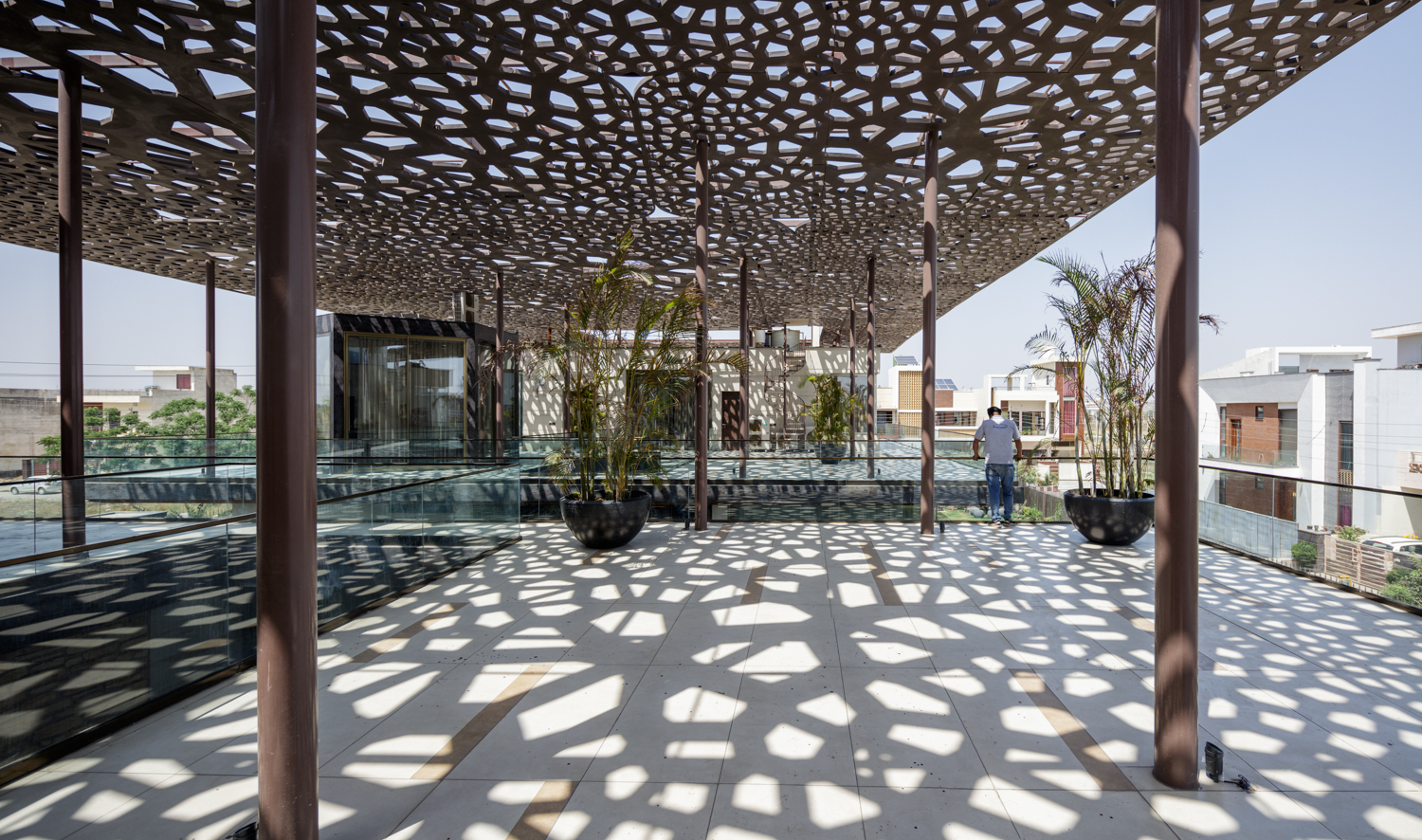 阴影下的房子丨印度丨Zero Energy Design Lab-38