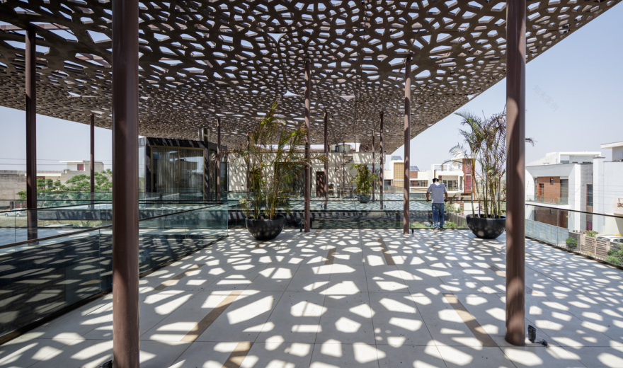 阴影下的房子丨印度丨Zero Energy Design Lab-38