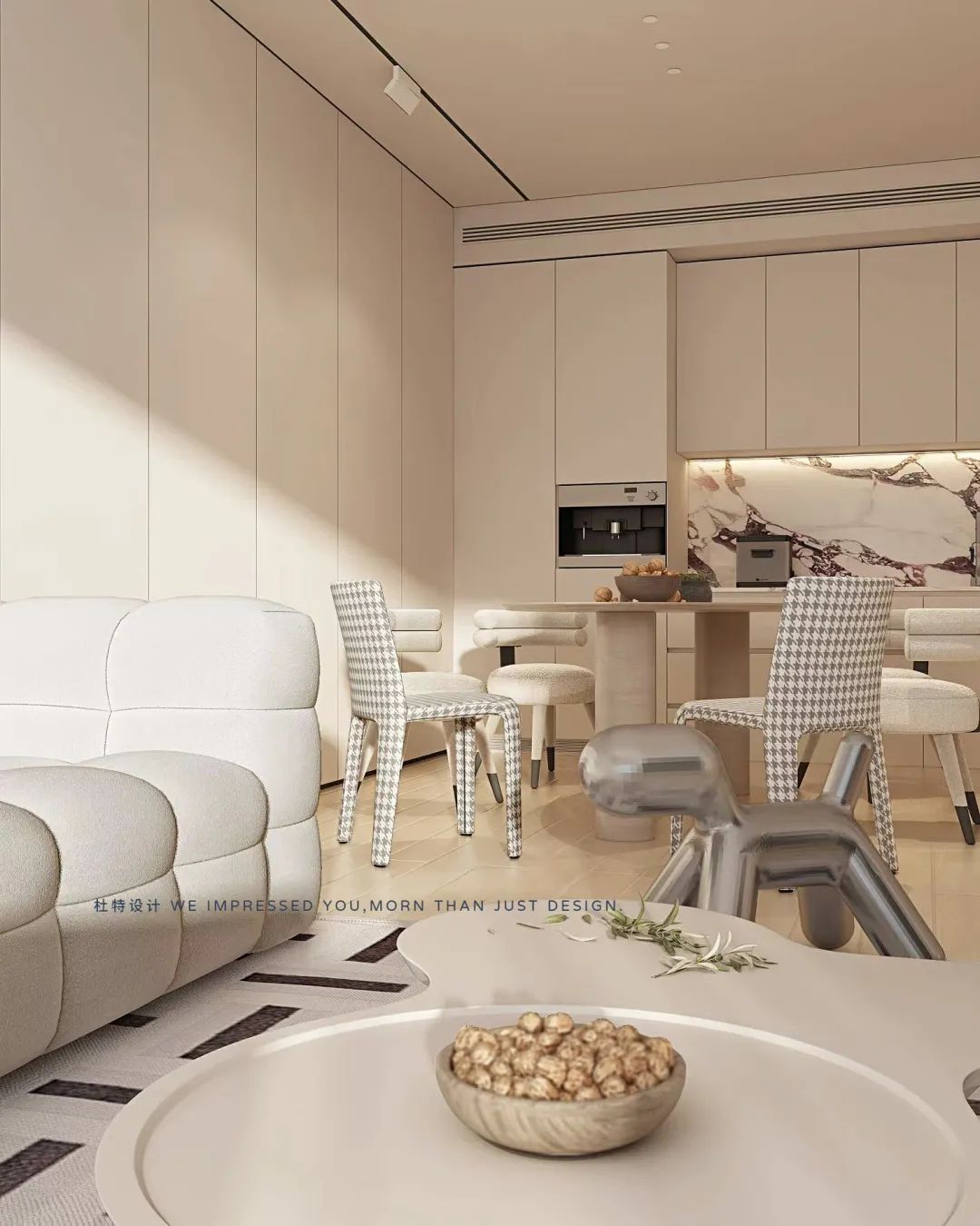 嘉裕公馆平层公寓极简主义空间设计丨TODD 杜特设计-10