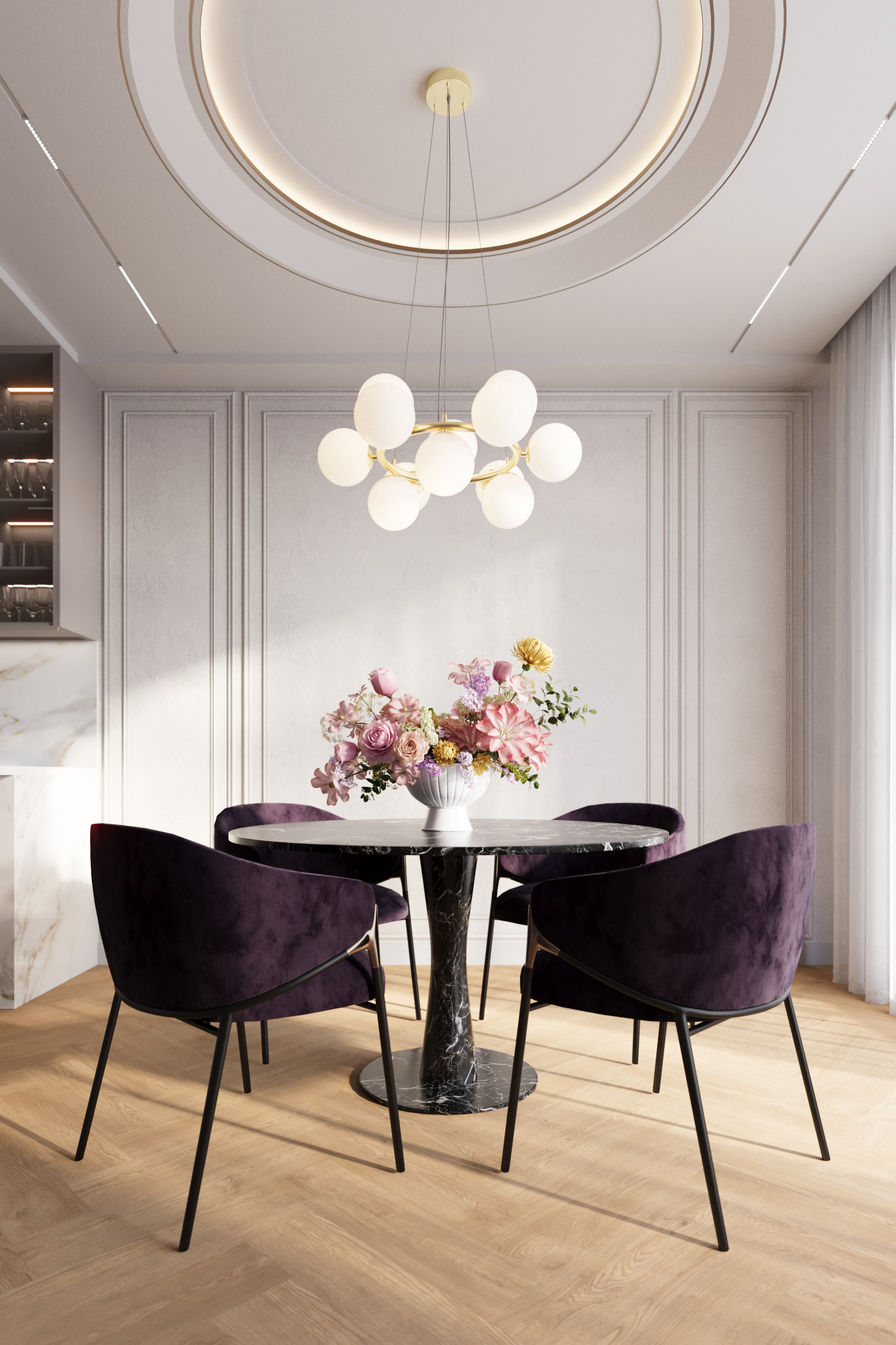 厨房与餐厅室内设计  当代经典风格-6