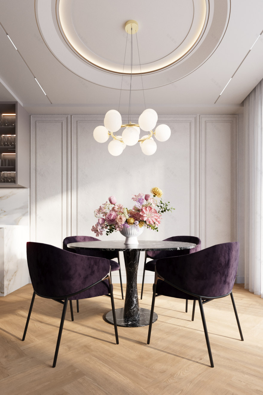 厨房与餐厅室内设计 当代经典风格-6