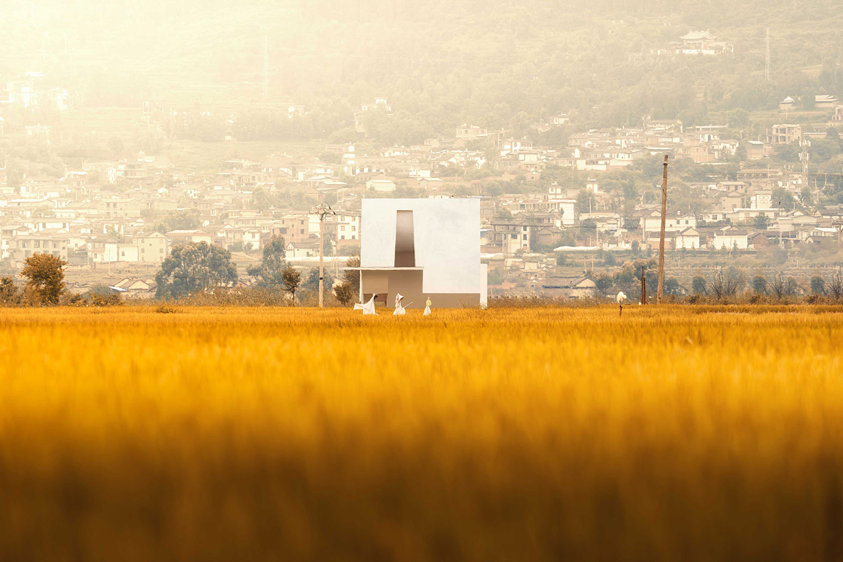 田野间的“碠”建筑 | 村民与游客的四季对话-19