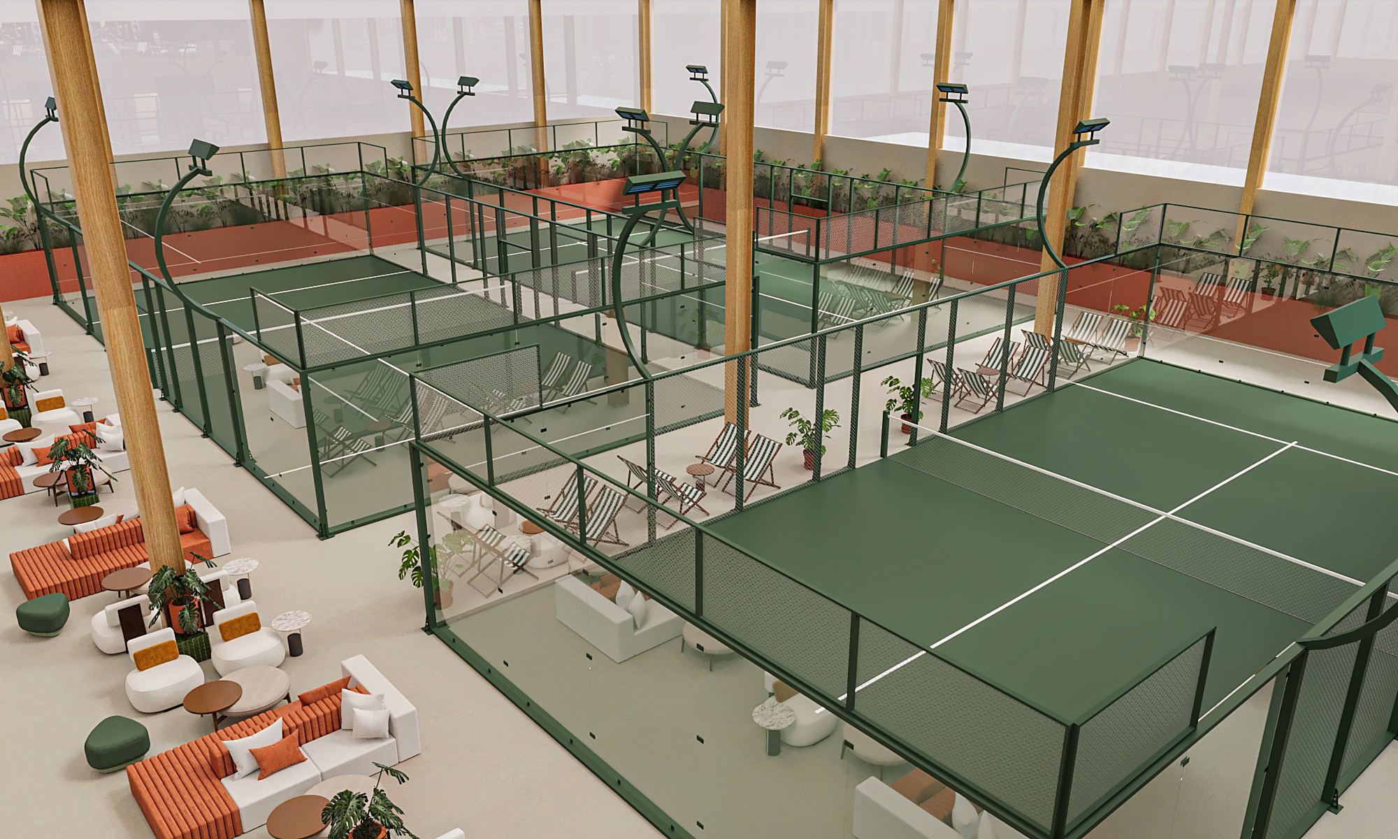 Padel, Tennis and Pickleball Court-27