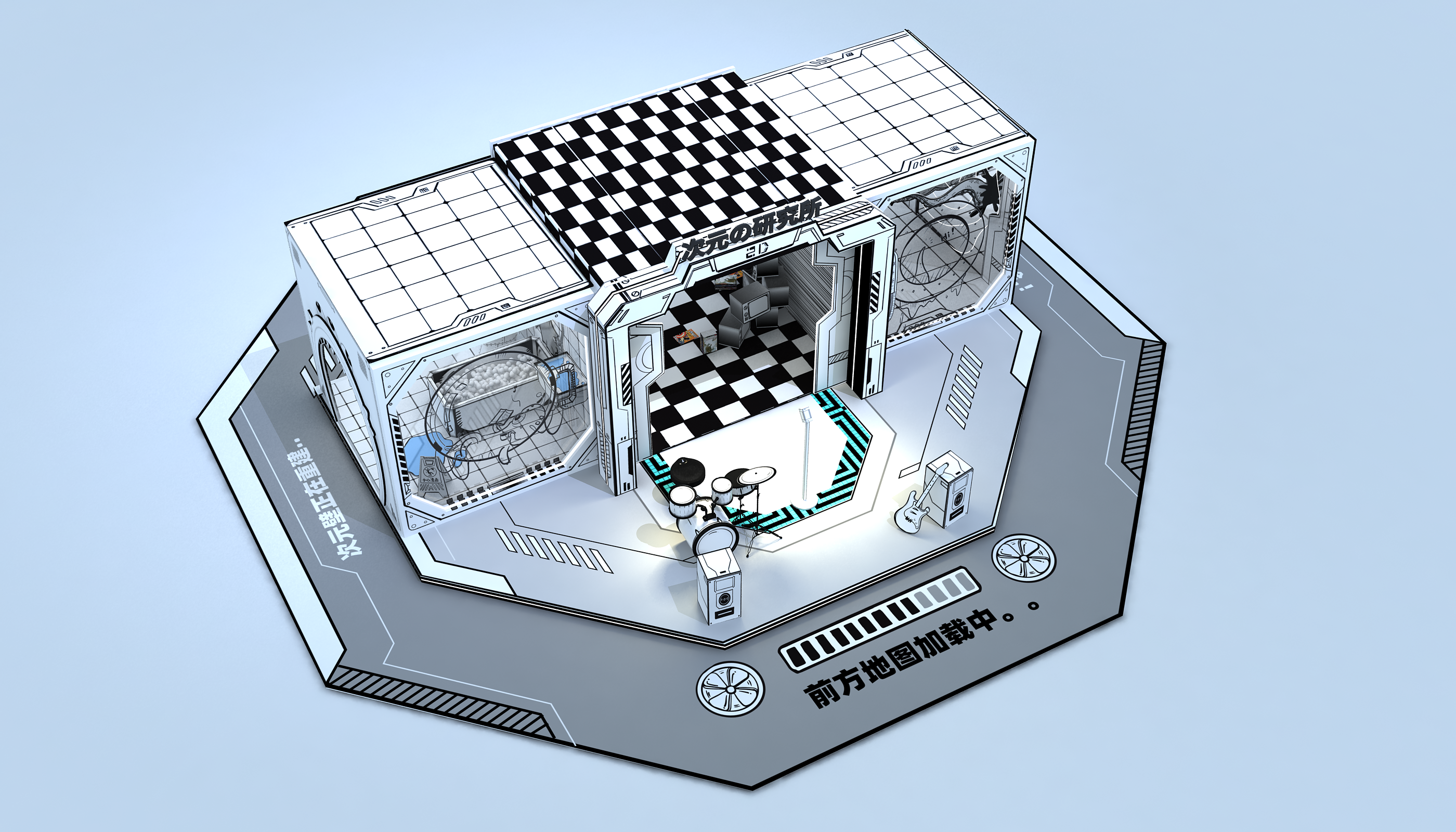《次元研究所》美陈打卡展-21