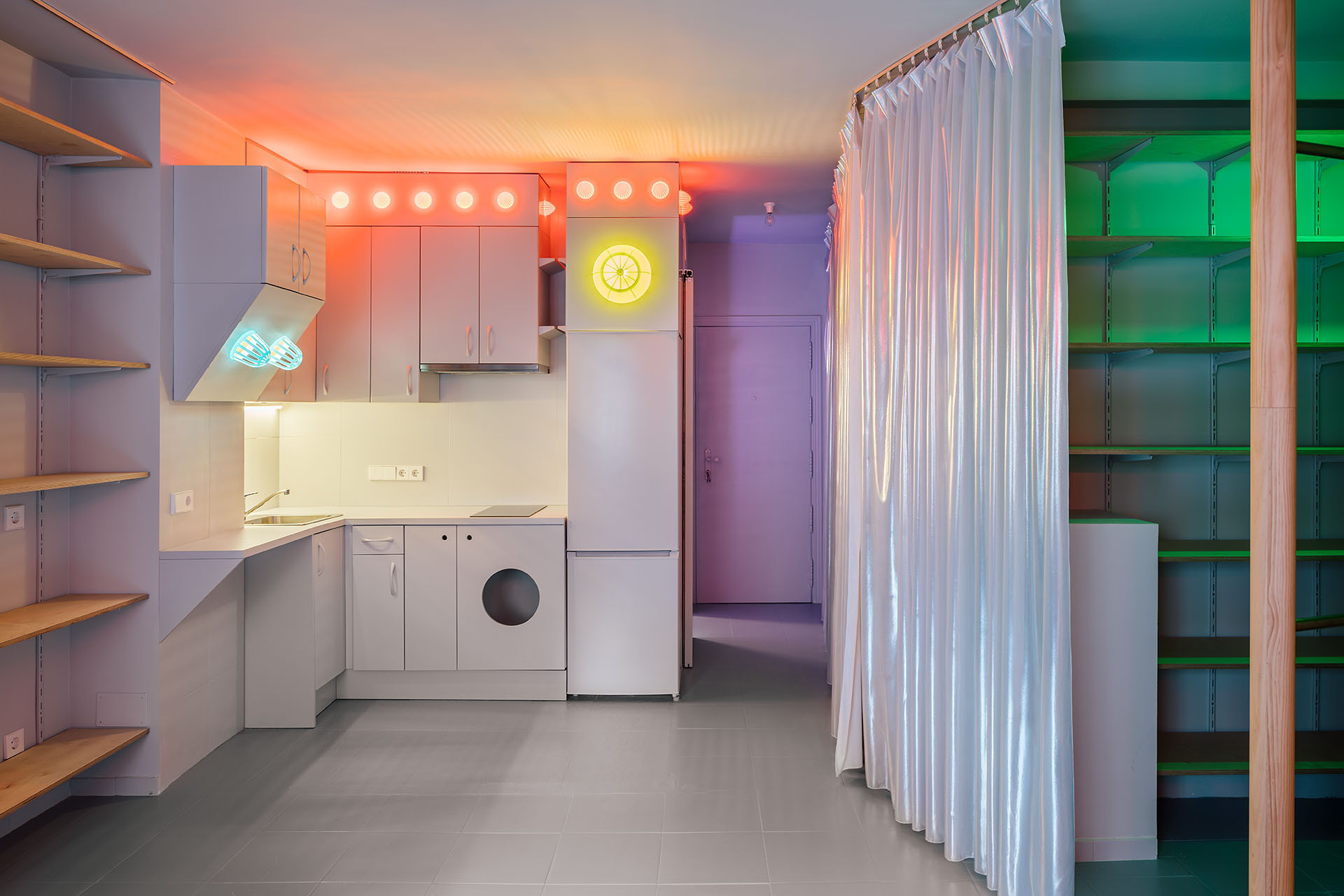 蜕皮公寓丨西班牙马德里丨Husos Architects-21