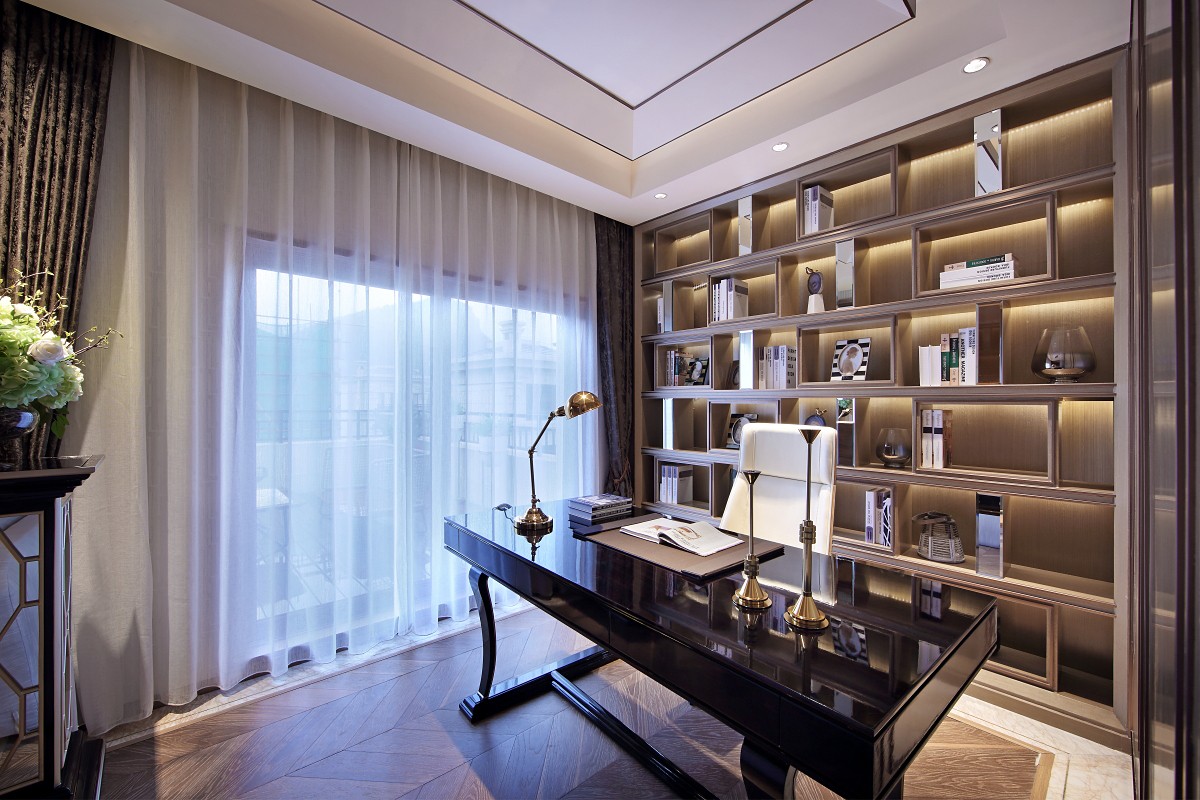 君临天下豪宅：轻奢风吹拂下的别墅设计  辛视设计-23