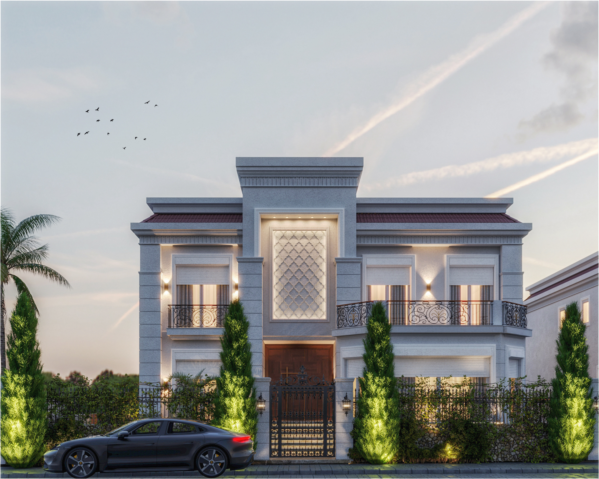 别墅丨埃及开罗丨Moamen Amin-11