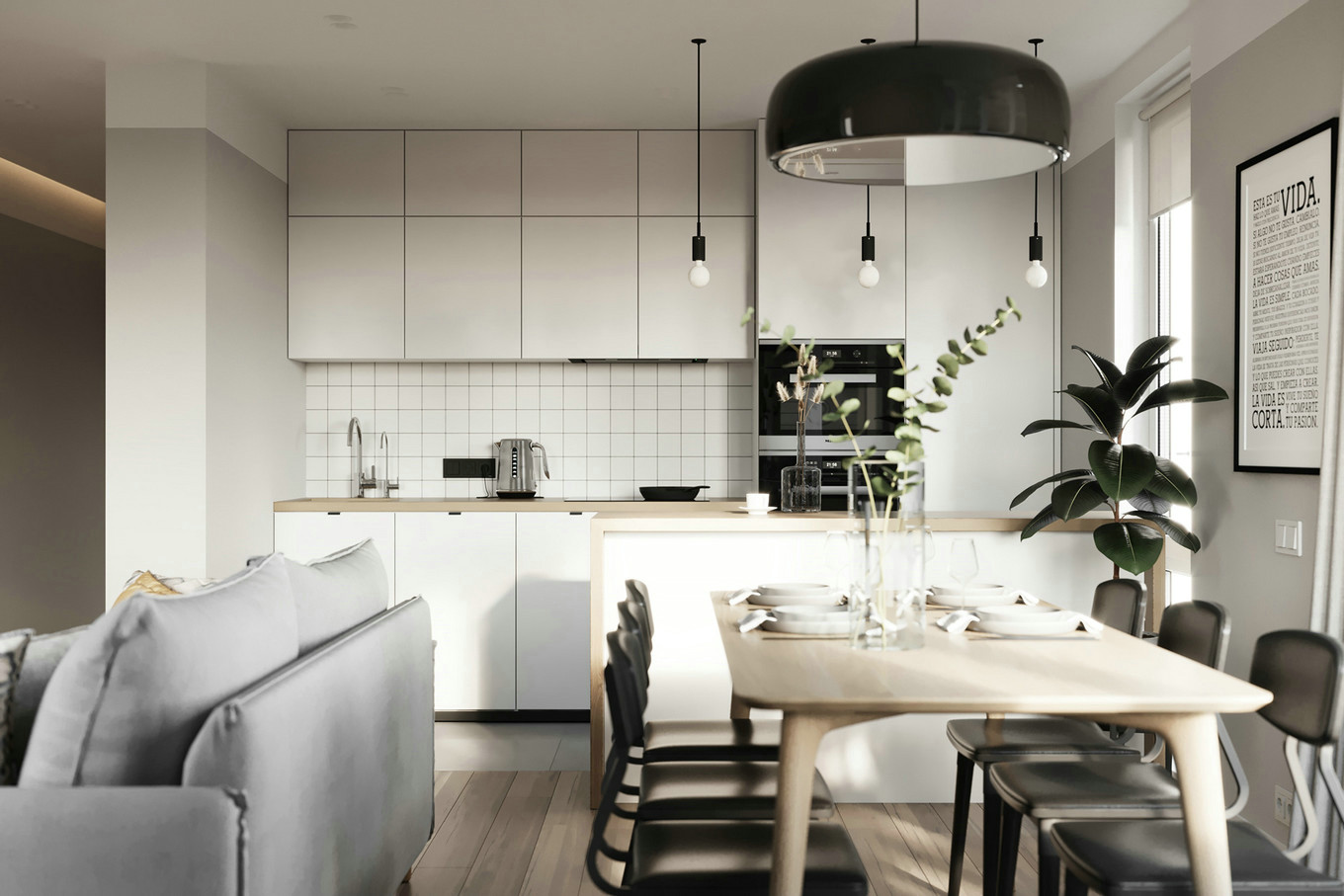 北欧风居家设计，舒适自然的生活空间-46