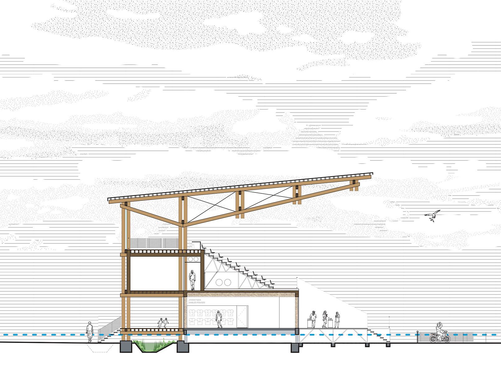 特鲁瓦的看台建筑-0