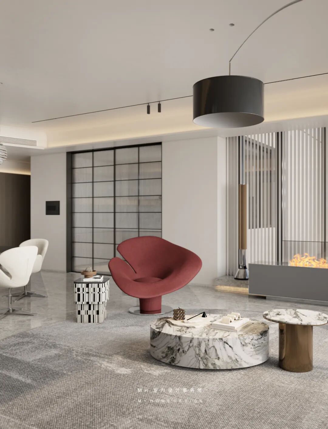 【首发】MH设计新作：诠释▏低奢精致平层豪宅-45