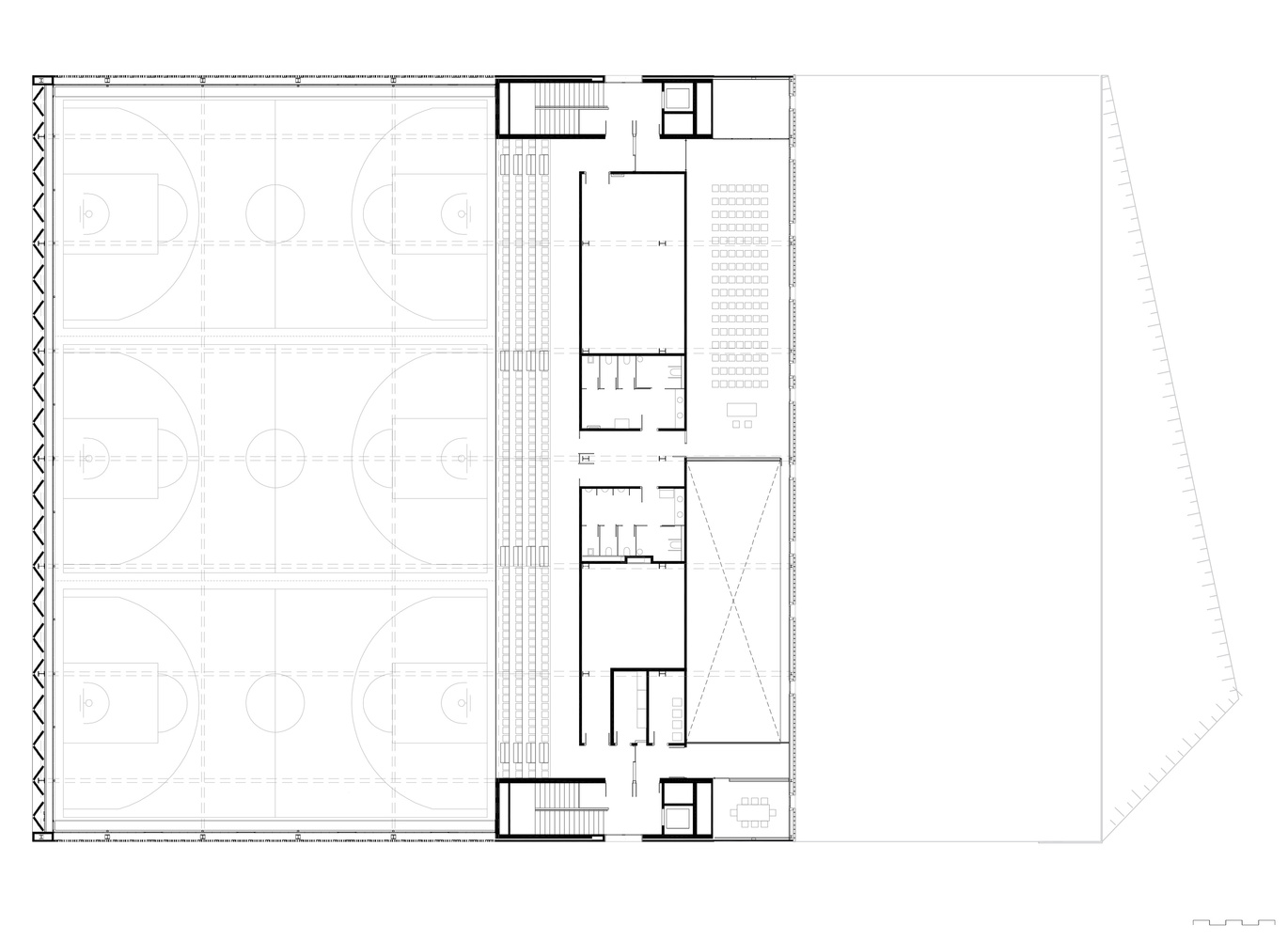 对当地传统建筑工艺理解和恢复的体育中心设计丨西班牙巴塞罗那丨戈者设计等相关建筑师团队-27