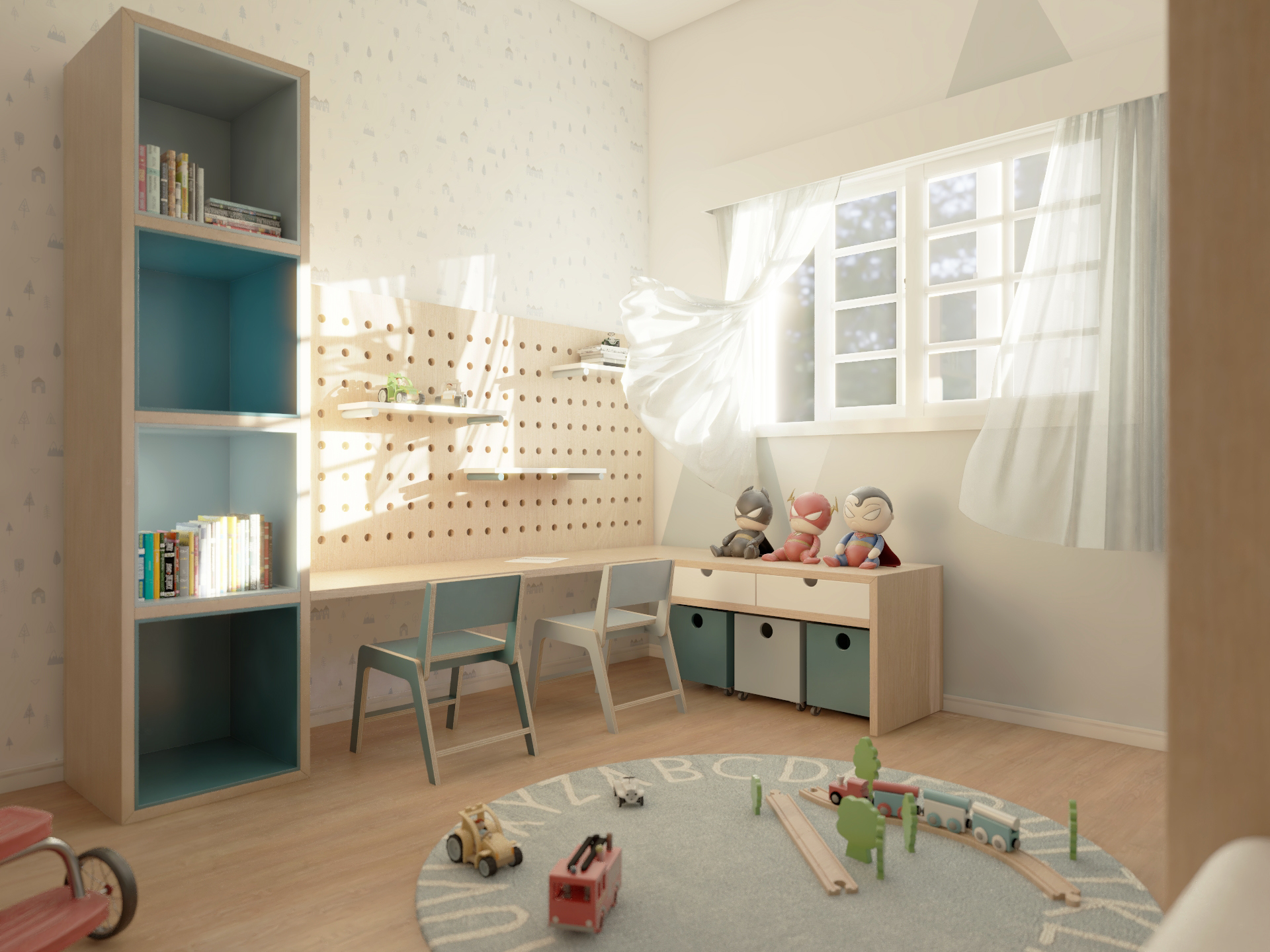 布鲁诺和卢卡斯的房间丨ISABELLA N.C-7