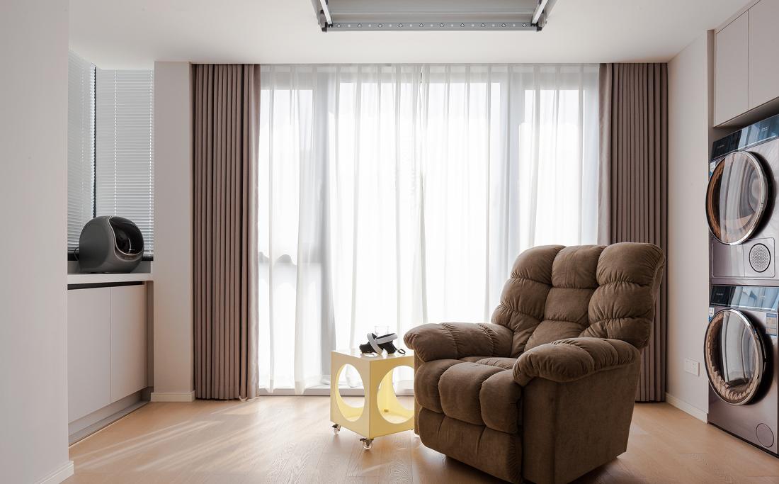 法式北欧混搭婚房设计丨7KK 设计-35