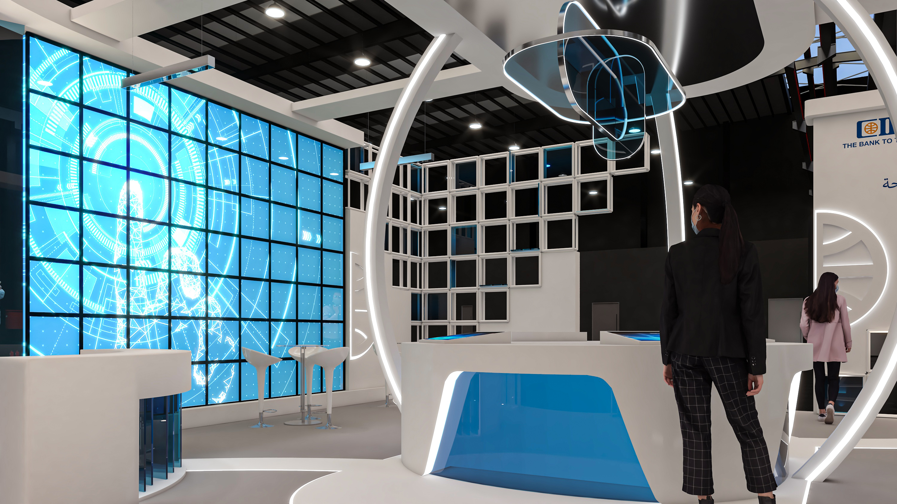 2023 年信息通信技术国际商展展位设计-22