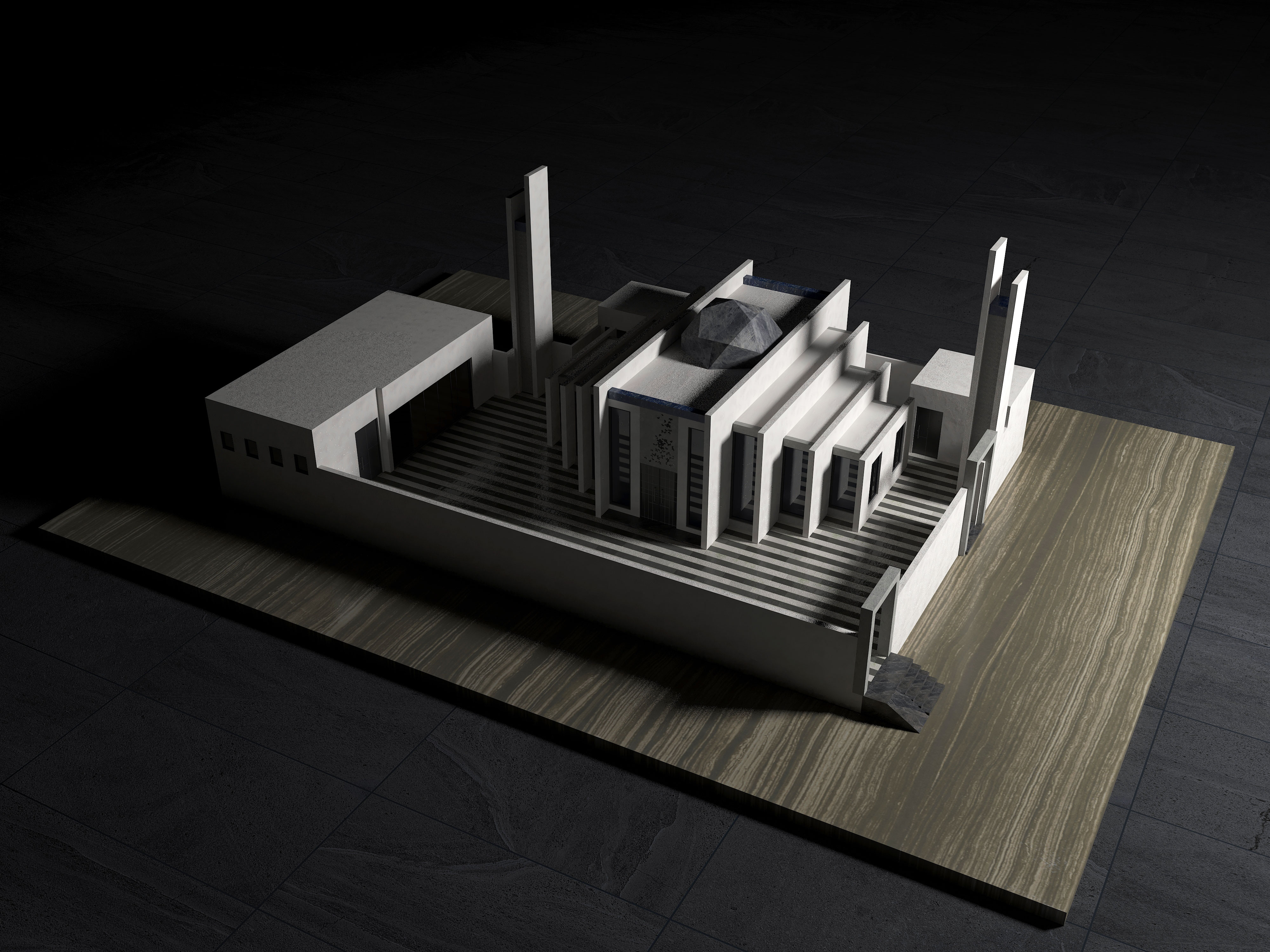 体积清真寺设计-4