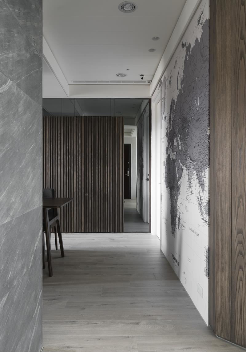 现代简约风小户型设计 | 钢刷木皮打造温润空间-8