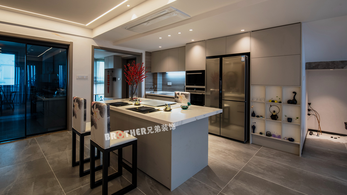 约克郡上林洋房跃层现代禅意风格设计-18