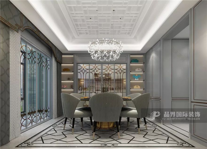 蓝城兰园 285 平轻奢美式装修,温馨雅致耐看有细节-8