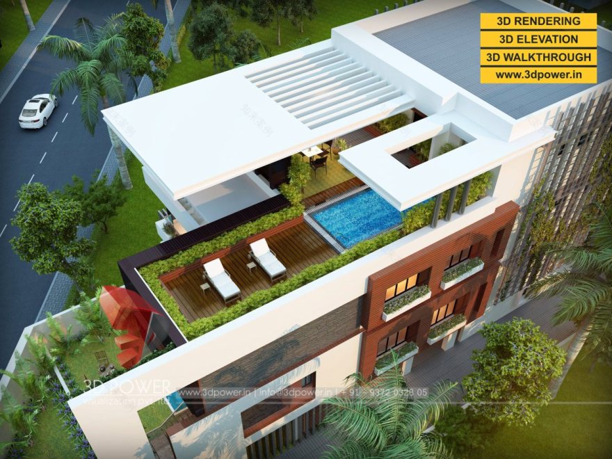 3d bungalow designs best architectural rendering services-7