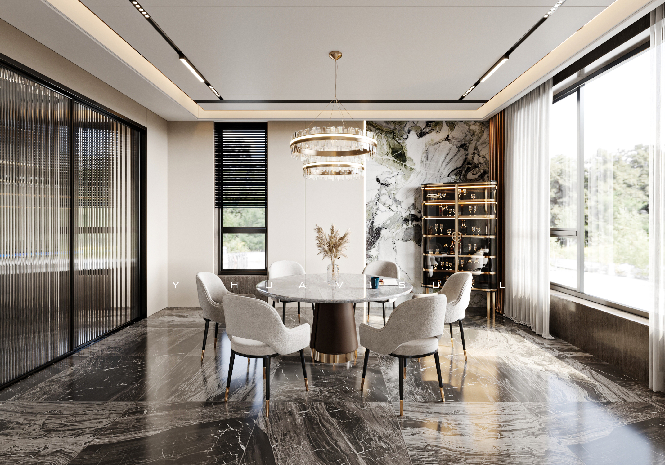 渲染作品分享｜不一样的别墅-2