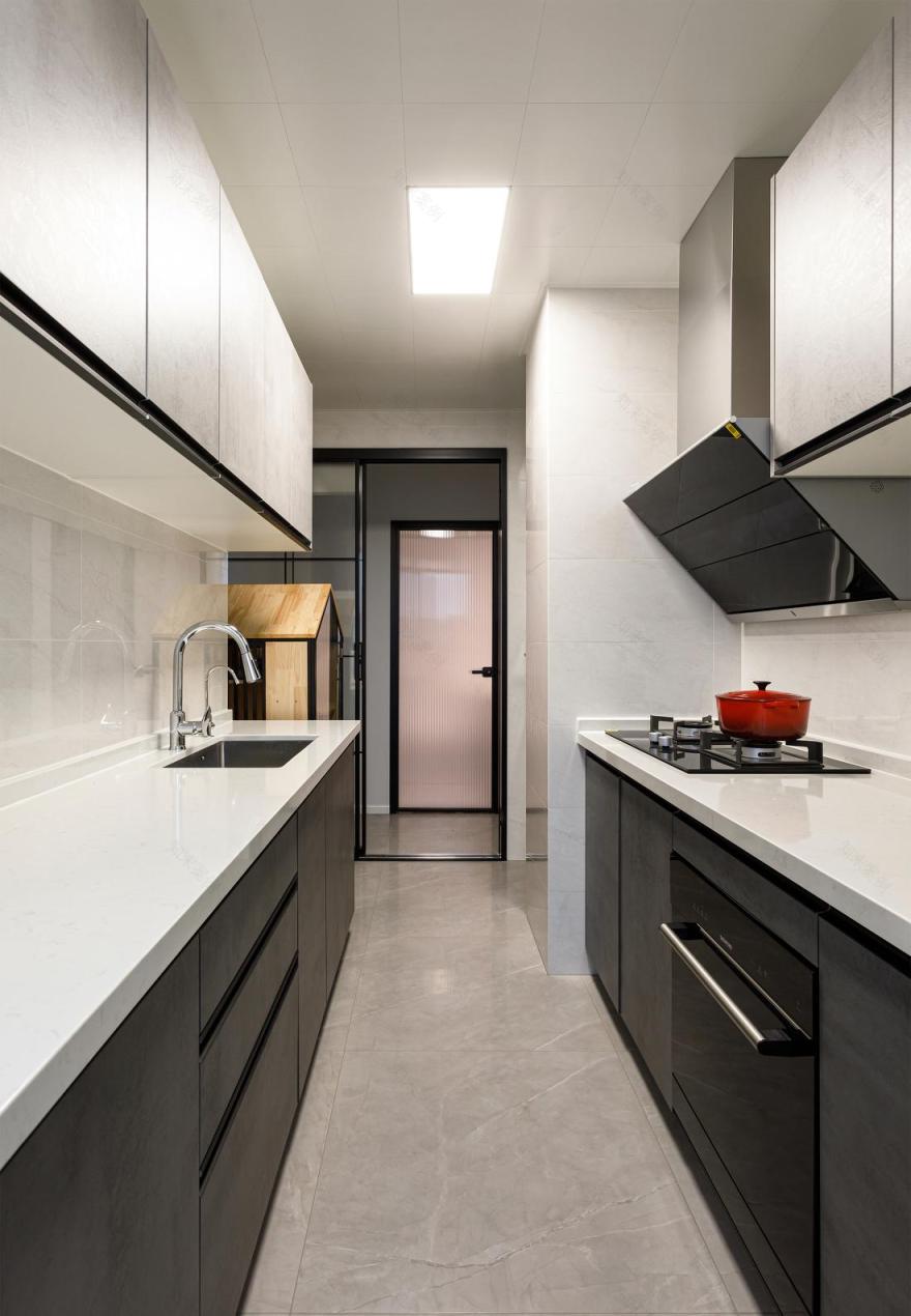 北欧复古混搭两居-43