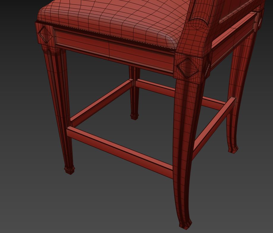 厨房岛椅定制建模及3D可视化项目丨美国-13