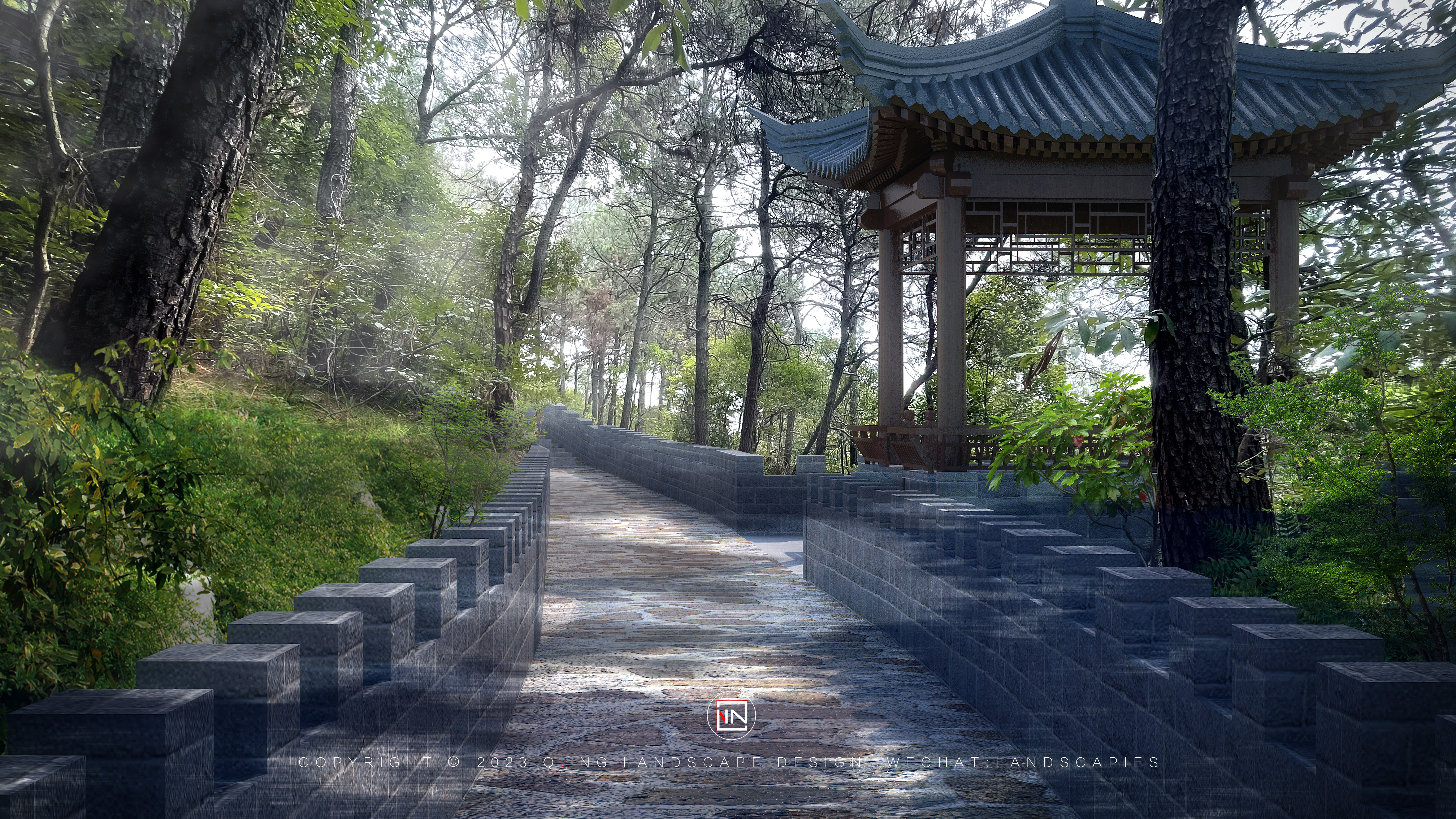 建筑外立面改造及新建古建项目-12