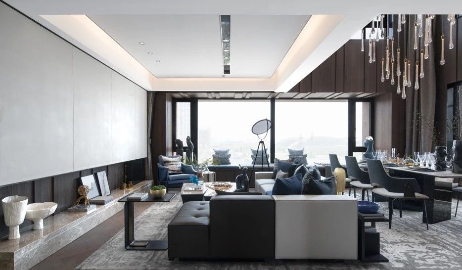 则灵艺术丨极致高级灰别墅,时尚更有范!丨中国西安-3