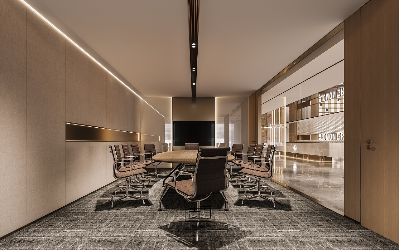 金该表现 | 招商办公设计表现 -25