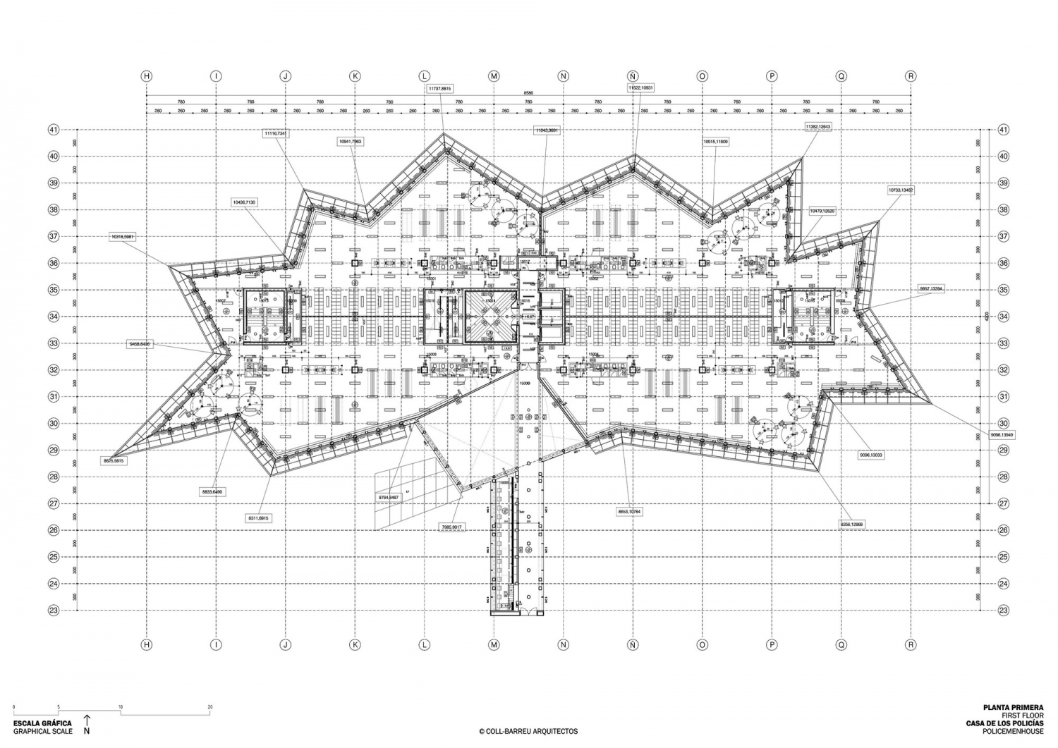 西班牙警察住宅 | 地质环境与建筑共融之作-44