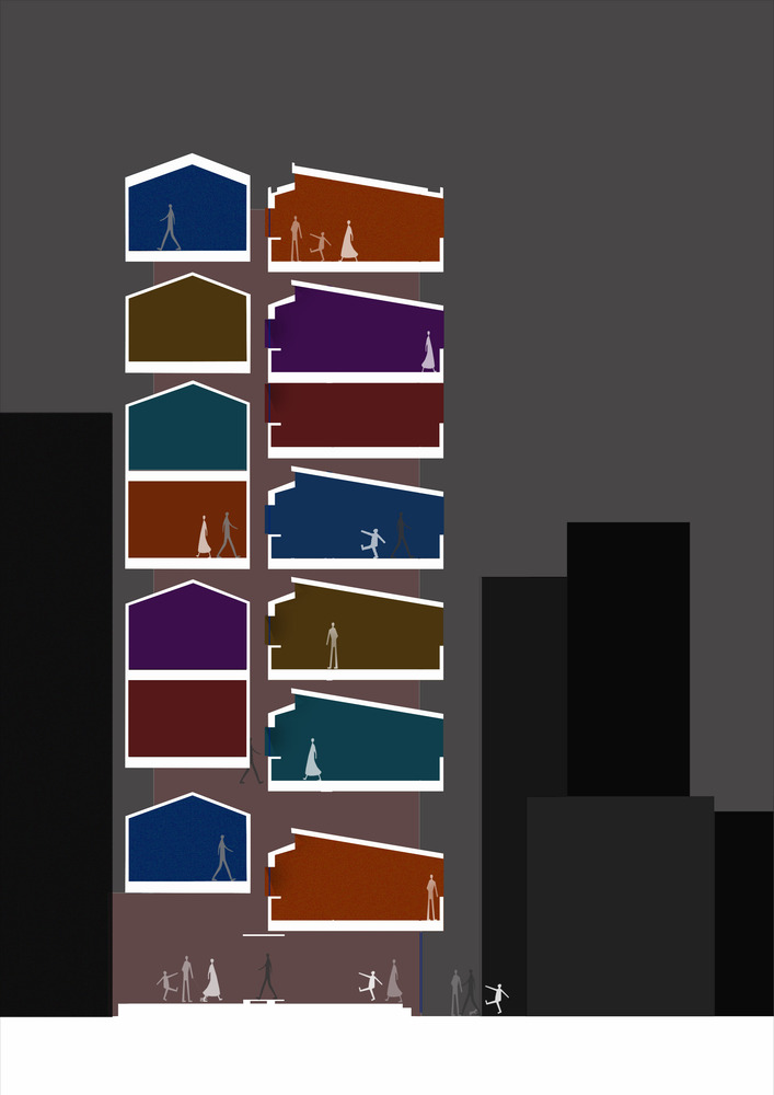 越南迷你酒店“Concon House”悬浮空间设计丨越南河内-36