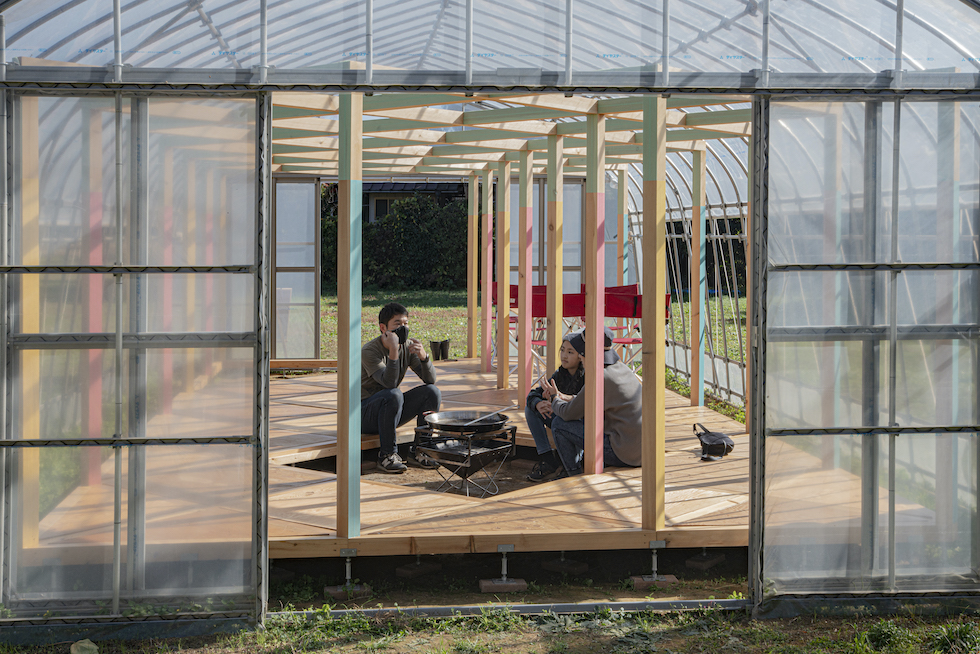 “绿色基地”装置丨日本千叶丨UENOA architects-29