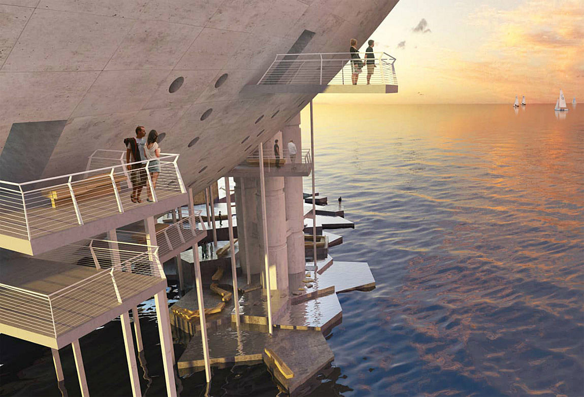 圣彼得斯堡码头 “The Lens” 设计方案丨美国丨迈克尔·马尔赞建筑事务所,汤姆·利德工作室-10