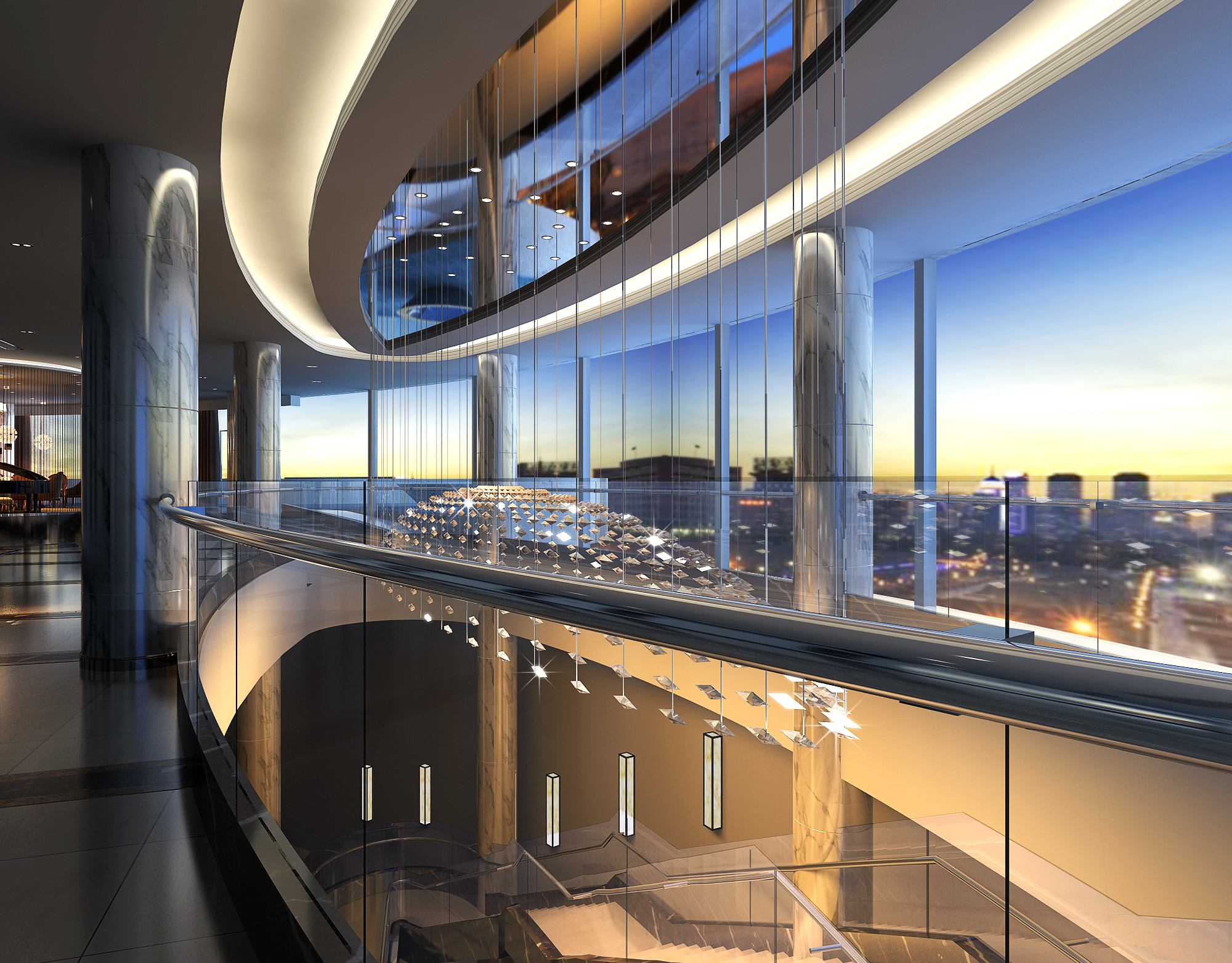 空谷幽兰-艺术主题会所空间设计-8