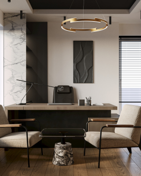 Compact & Creative | Modern Small Office Design Concept
