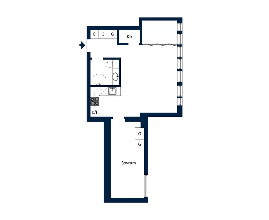 灰度空间 | 巧妙设计的小户型公寓-18