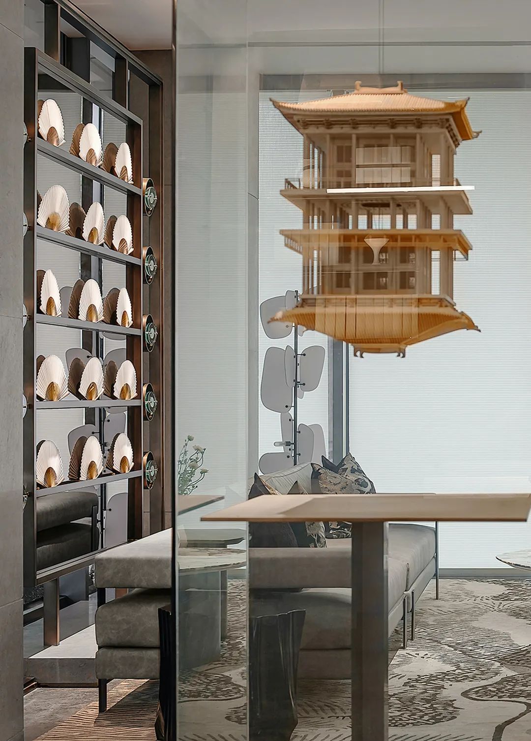 华侨城路劲南京山语隽府售楼处设计丨中国南京丨春山秋水设计-49
