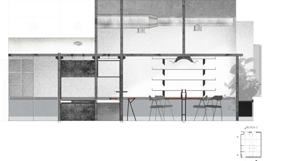 框架系统构建空间层次:建筑办公室丨印度丨Studio Juggernaut-53