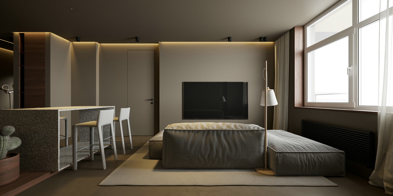 高级黑色系住宅-1