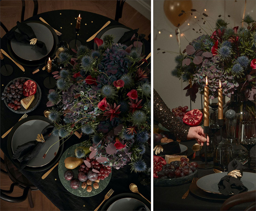 乌克兰新年餐桌设计 | 从奢华派对到雪白装饰-5