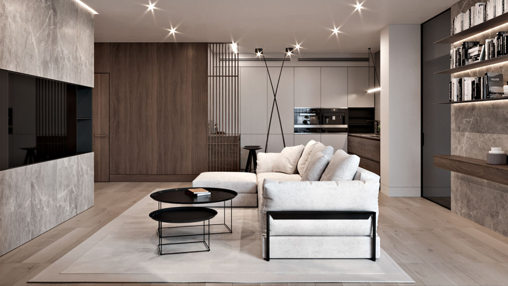 简约奢华的乌克兰 Kyiv 公寓设计丨Ivanna Pavlus-1