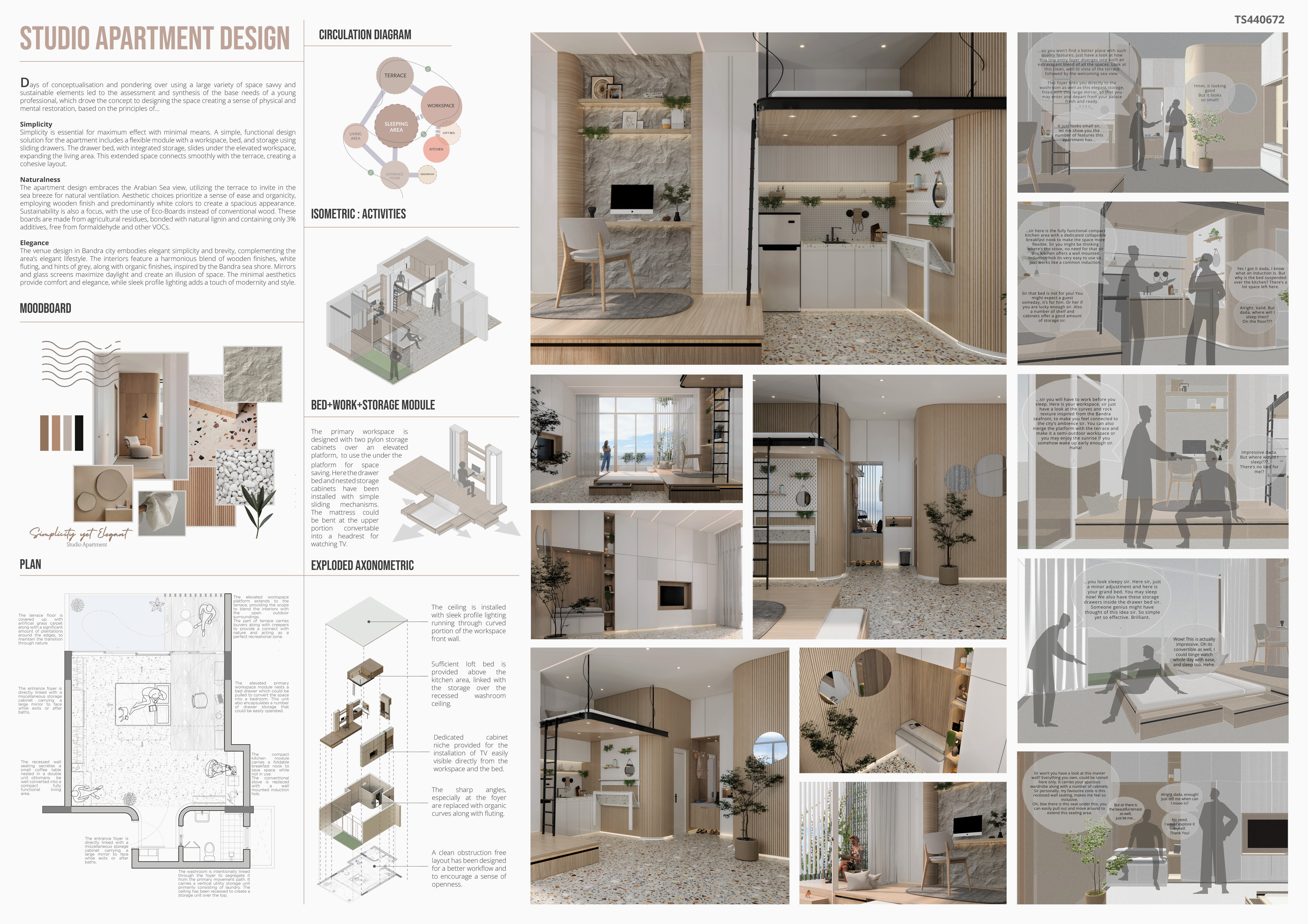 一字型单身公寓室内设计-33