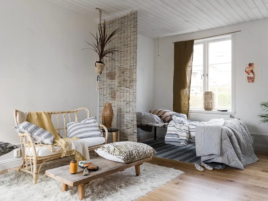 自然材料装点的 19 世纪老房工作室-1